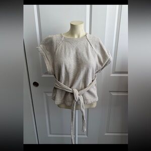 FREE PEOPLE MOVEMENT Tie Waist Sweatshirt T-Shirt! Size: XS! Brand New